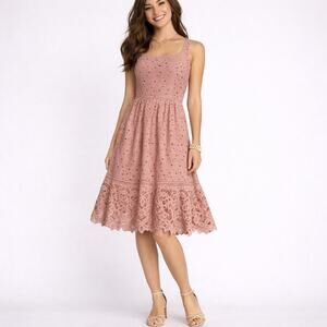 NWT Anthropologie Maeve Romaticore Gorpcore Lace Graduation Dress Size 6